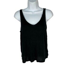 Black Prologue XS V-Neck Tank Top 100% Lyocell Eco-Friendly